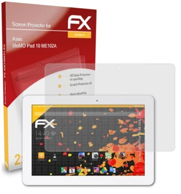2x Protezione Pellicola dello Schermo per Asus MeMO Pad 10 ME102A opaco&antiurto - Immagine 1 di 4