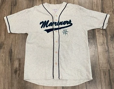 Vintage 90s Seattle Mariners Alex Rodriguez #3 Mirage Script Stitched XL Jersey - Image 1 of 4