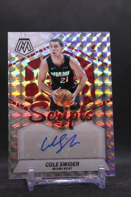 Cole Swider #MS-CSH 2023-24 Panini Mosaic Scripts AUTO Heat - Image 1 of 2