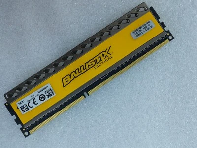 Crucial 8GB DDR3 1600 Desktop DIMM RAM Ballistix BLT8G3D1608DT1TX0.16FED 1.5v - Image 1 of 3