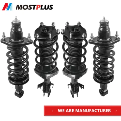 Set(4) Shocks Struts w/ Coil Spring Assembly For 2007-2011 Honda CR-V CRV 2.4L Foto 1 de 4