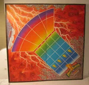 1993 Milton Bradly Mighty Morphin POWER RANGERS GAME BOARD ONLY - Picture 1 of 2