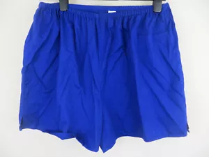Vintage Shorts 80s Retro Vtg Cotton Vtg GDR Blue 80s 70s Mens D13 13 XXL 2XL - Picture 1 of 5