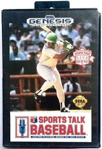 VIDEOJUEGO DE BÉISBOL VINTAGE 1992 SEGA GENESIS 16 BITS SPORTS TALK COMPLETO EN CAJA - Imagen 1 de 3