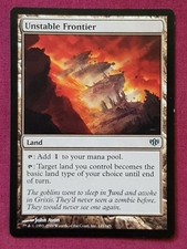 Magic The Gathering CONFLUX UNSTABLE FRONTIER single land card MTG