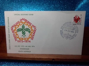 Souvenir Cover 📮1973 (7c) Tenth Australian Jamboree Woodhouse📮 SA - Foto 1 di 2