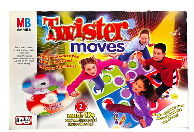 MB Games 🎲 TWISTER MOVES 🎲Milton Bradley DANCE GAME 🎲Complete Excellent Cond - Image 1 of 4