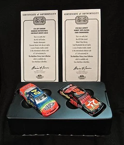 Matchbox coleccionable escala 1:64 - #24 Jeff Gordon Chevy - #28 Dale Jarret Ford - Certificado de autenticidad - Imagen 1 de 3