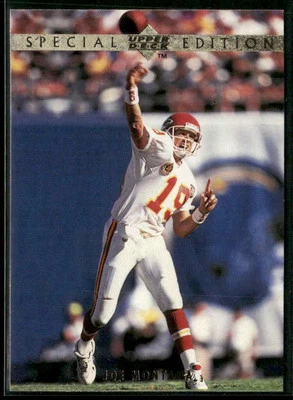 1995 Upper Deck #SE14 Joe Montana Special Edition Gold - Image 1 of 2