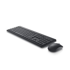 Dell Keyboard & Mouse Full-Size Wireless RF BT UK QWERTY KM3322W-R-UK Black
