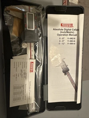 Pinza Electrónica ABSOLUTA de 0-8" con Salida USB 200mm con Certificado SPI 11-963-6 Foto 1 de 4