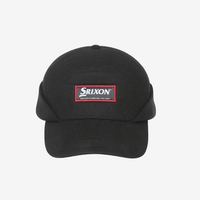 Srixon Genuine Earflap Cap - Black GAH-25003I - Image 1 of 4