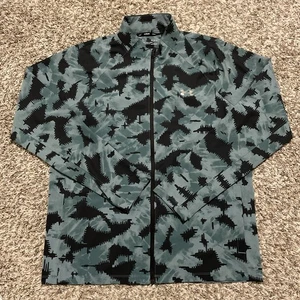 Under Armour Run Heatgear Running Jacket Full Zip Pockets Men Large Digital Camo - Picture 1 of 10