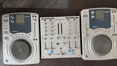 🎶 DJ-Set – 2 Reloop CD-Player + IMG Stage Line Mischpult 🎶 - Bild 1 von 4