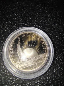 Freiheitsstatue 1986-D 50C Stempelglanz - Bild 1 von 2