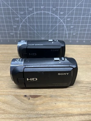 Lot Of 2 Sony Handycam HDR-CX405 Camcorder FOR PARTS OR REPAIR - Image 1 of 4