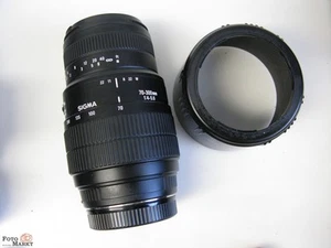 Tele Zoom Objetivo Sigma 70-300 Mm 4-5,6 Macro 1:2 Lente Para Minolta / Sony SA - Imagen 1 de 6