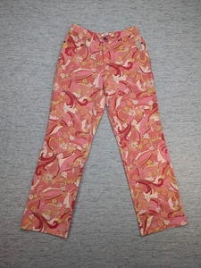 Vintage Talbots Retro Blumen Hose 6 Stretch Schlag Kunst zum Tragen Bunt Reisen - Bild 1 von 8
