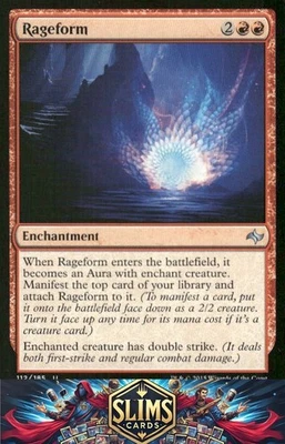 Magic the Gathering MTG Fate Reforged Rageform #112 Buy 2 Get 1 - Image 1 of 2