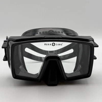 Aqua Lung Hawaii 3 Diving/ Snorkel Mask Black Preowned - Image 1 of 4