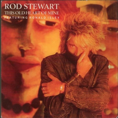 Rod Stewart This Old Heart of Mine 7" vinyl UK Warner 1989 7" in pic sleeve - Image 1 of 2