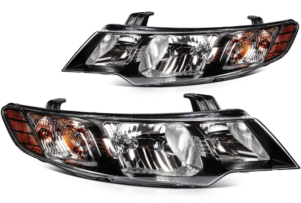 Headlamp For 2010-2013 Kia Forte Forte Koup Clear Lens Headlights Assembly Pair - Image 1 of 4