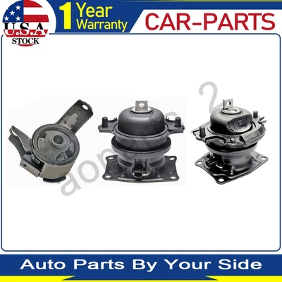 Juego de 3 montajes de motor para Honda Odyssey 2007 2006 2005 Foto 1 de 4