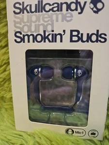 Skullcandy Smokin' Buds Navy/Chrome In-Ear Only Headsets - Zdjęcie 1 z 2