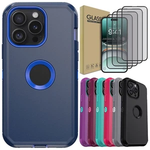 Funda protectora de vidrio templado para teléfono iPhone 17/16/16e/15/Plus/Pro/Pro Max 17 Air - Imagen 1 de 72