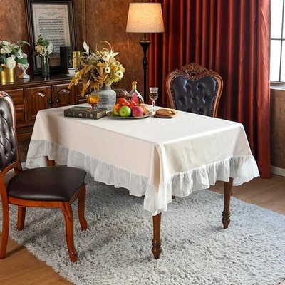 Mantel de cuero de encaje de Navidad a prueba de aceite impermeable ARTMAGIC 60x104 juego de comedor Foto 1 de 4