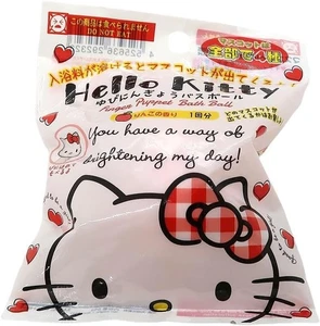 Hello KITTY Bath Bomb Mini Finger puppet Fizzy TOY Gift Sanrio Japan Import - Picture 1 of 3