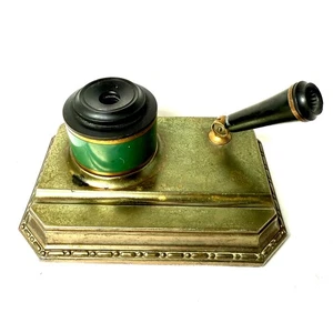 Antik Messing & Bakelit Tintenfass Stift oder Federkiel Halter Edwardianische Ära ALLE LESEN - Bild 1 von 14