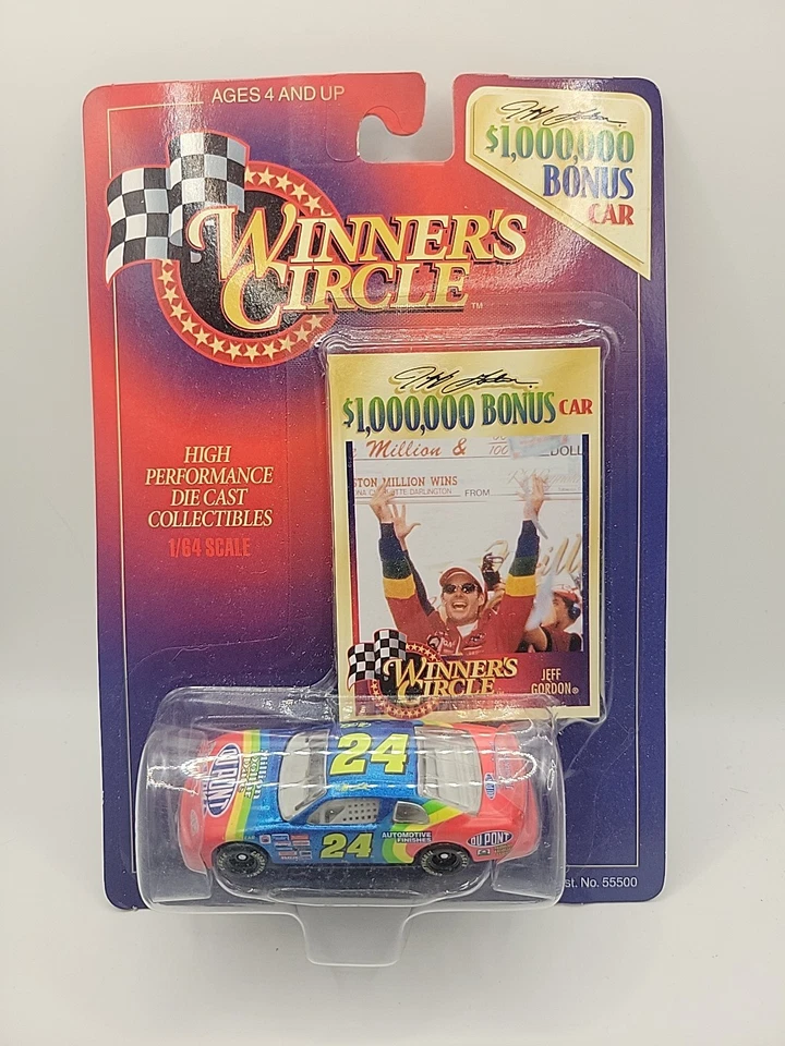 Литая модель автомобиля Winner's Circle Jeff Gordon 1997 бонус на миллион долларов - Изображение 1 из 1