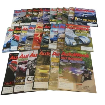 Autoweek Magazine 2003 July to December 26 Issues Auto Racing Newspaper - Image 1 of 4