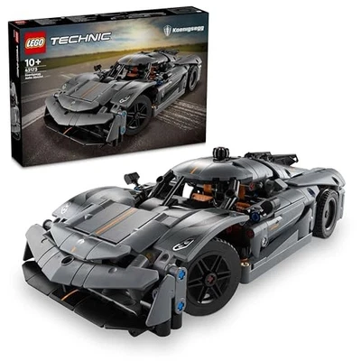 LEGO Technic Koenigsegg Jesko Absolut 42173 V8 Doors Hypercar 801 Pcs Grey NEW - Image 1 of 4