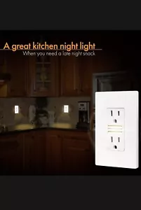 6 TOPGREENER LED Guide / Night light Tamper Resistant Electrical Outlet 15A - Picture 1 of 5