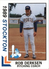 1989 Stockton Ports Best #30 Rob Derksen CO