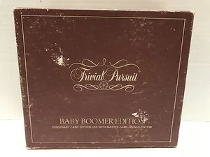 Trivial Pursuit Card Set for Baby Boomer Edition Perfect Condition Cards  - Picture 1 of 4
