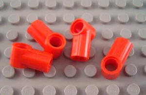 New LEGO Lot of 4 Red Technic #1 Axle Connectors - Picture 1 of 1