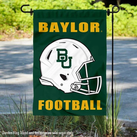 Baylor BU Bears Football Helmet Garden Yard Banner Cover