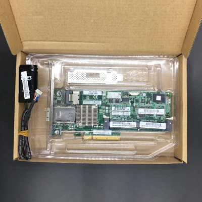 HP Smart Array P222 6GB/s 512MB Cache PCIe SAS Controller 633537-001 + Battery - Image 1 of 4