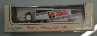 Florida Lottery Showvan 1:87 Scale. Die-Cast Cab Limited Edition Collectible NIB - Image 1 of 4