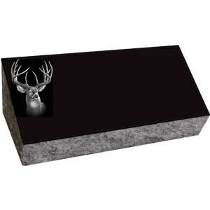 Pierre tombale de cimetière - marqueur biseauté - comprend gravure - Photo 1 sur 24