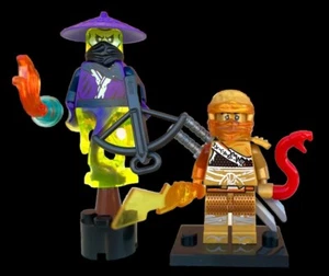 NINJAGO LEGO © GHOST MASTER ARCHER LIMITED EDITION + COLE GOLDEN NINJA - Imagen 1 de 9