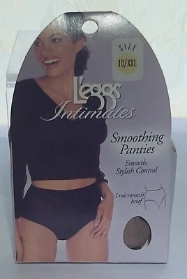 De colección Nuevo L'Eggs Íntimates Suavizante Bragas Calzoncillos Micromalla Talla 10XXL Foto 1 de 4