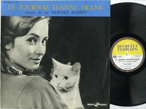 "LE JOURNAL D'ANNE FRANK par Pascale AUDRET" LP 33 tours original français (VG+) - Foto 1 di 2