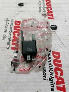 Relè 12 V 221 Completo di fusibile Originale Ducati - Imagen 1 de 5