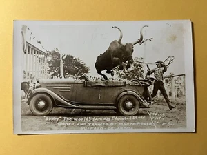 Bobby, Educated Stee, Real Photo Postcard ~ Monte Reger, Buffalo, OK, RPPC - Picture 1 of 2