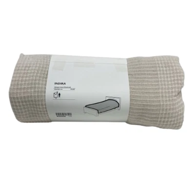 Nueva colcha IKEA INDIRA doble/completamente natural/algodón sin blanquear 105.810.60 Foto 1 de 4
