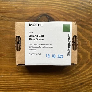 Moebe 2x End Bolt Pine Green  - Picture 1 of 2